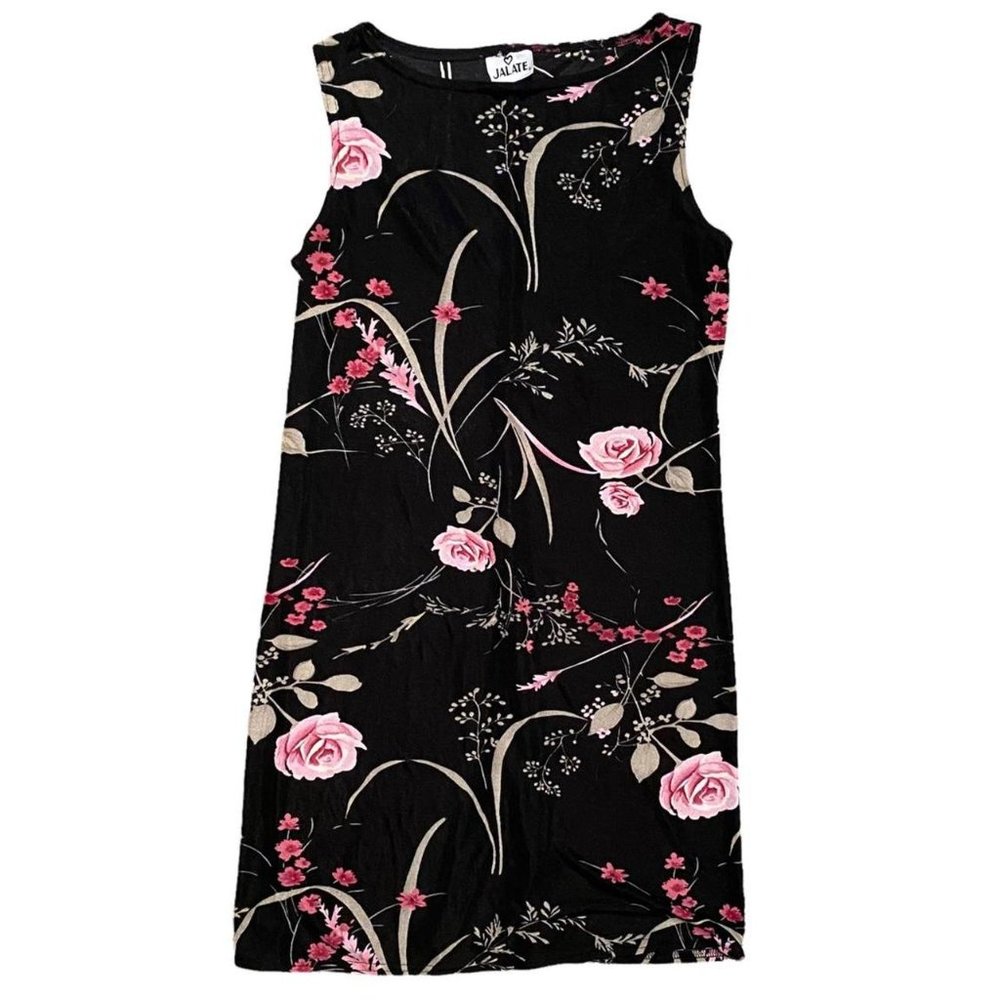 Vintage 90s hot straight shape summer thin dress